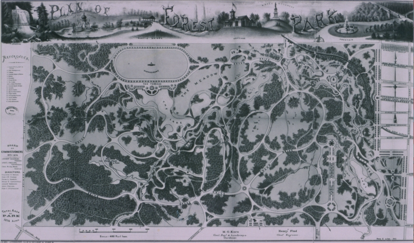 Forest Park St Louis Map Printable