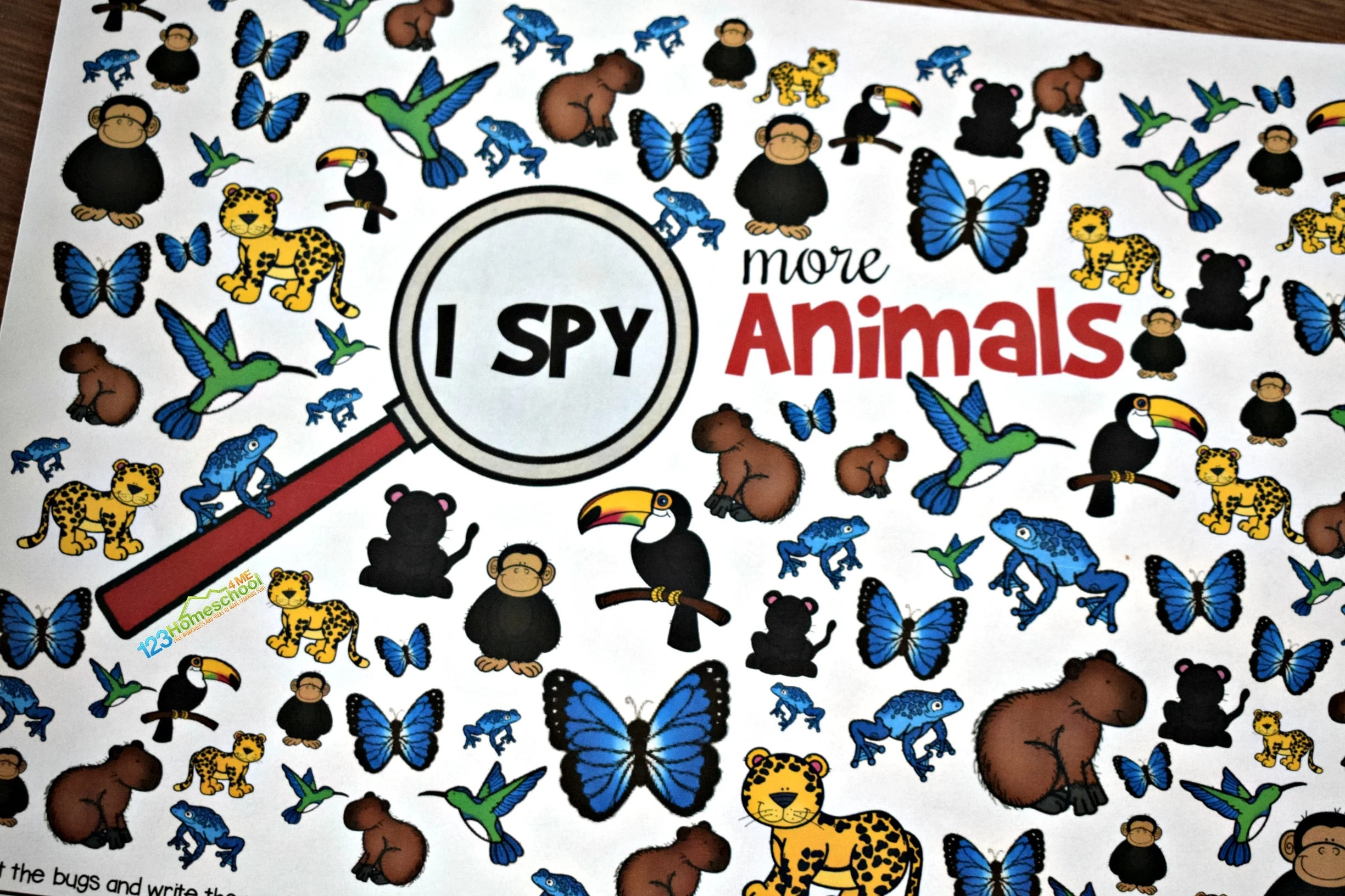 FREE Animal I Spy Printables Worksheets For Kids Pdf FREE Animal I Spy Printables Worksheets For Kids Pdf