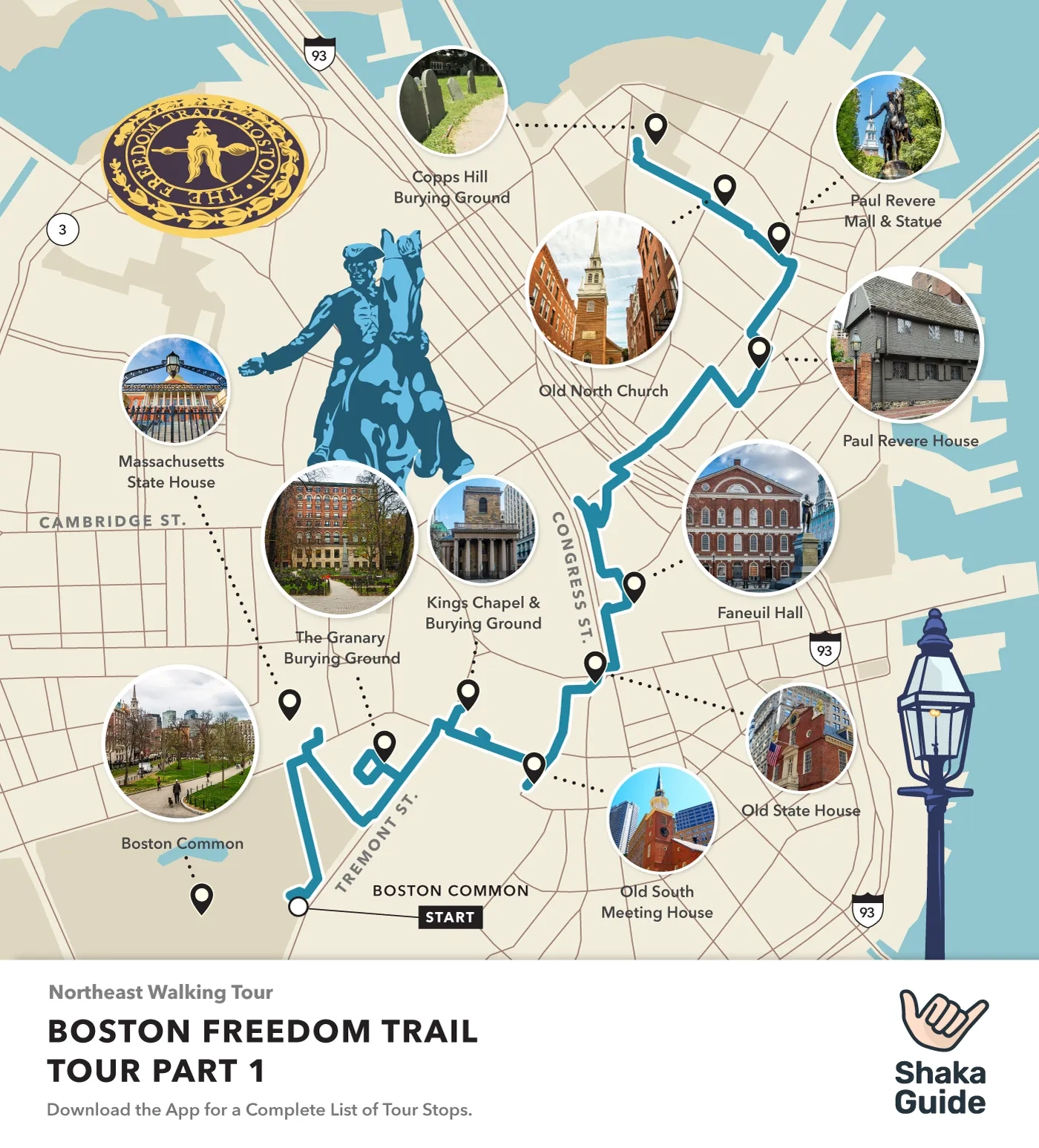 FREE Boston Freedom Trail Itinerary