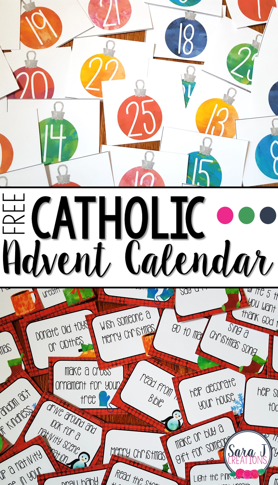 Free Catholic Advent Calendar Sara J Creations Free Catholic Advent Calendar Sara J Creations