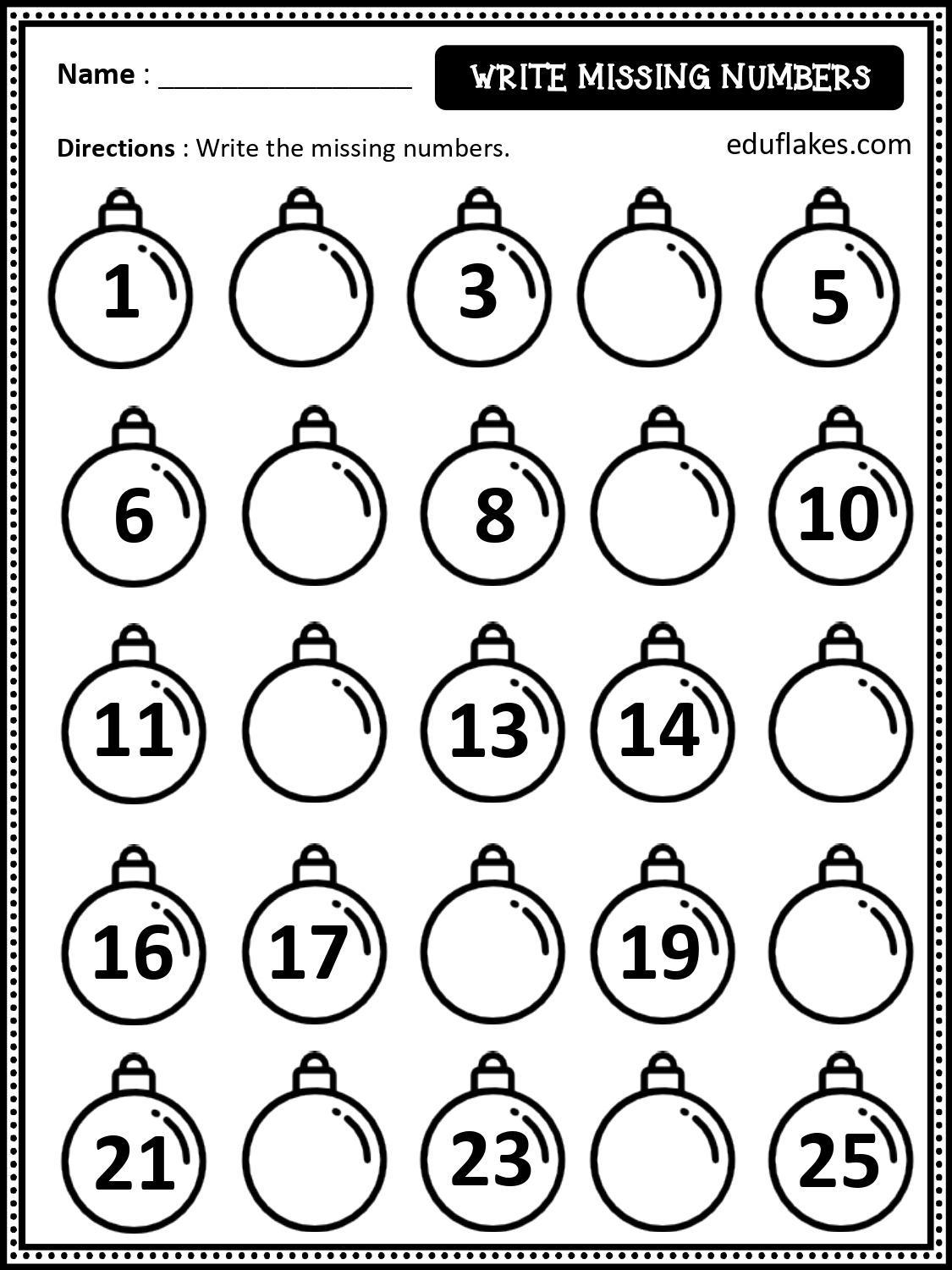 Kindergarten Math Worksheets Free Printable