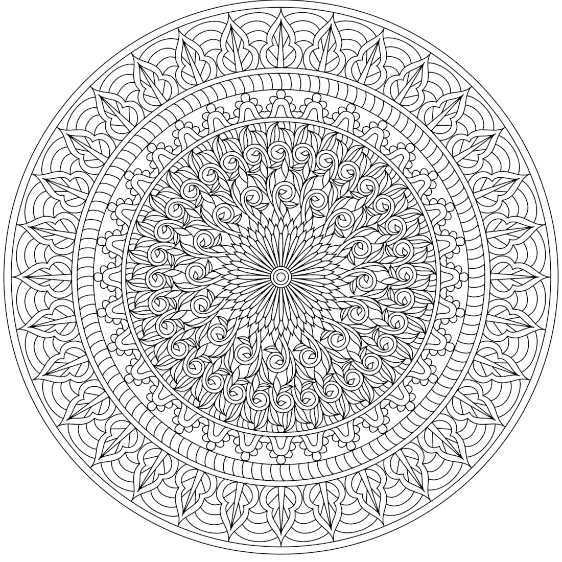 Mandala Printable Sheets
