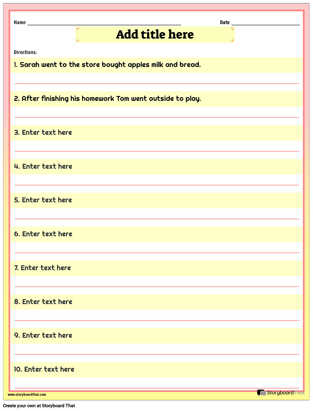 Free Comma Worksheets Enhance Writing Skills