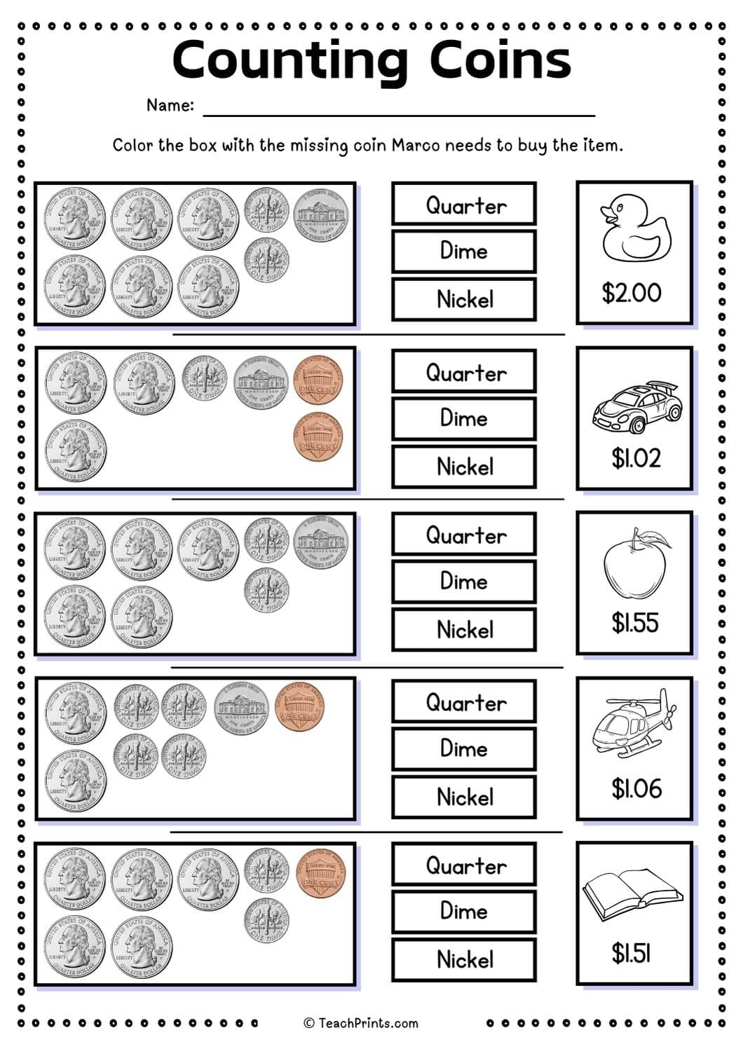 Free Counting Money And Coins Worksheets Teach Prints Free Counting Money And Coins Worksheets Teach Prints