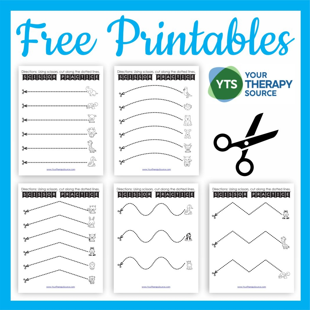 Printable Scissor Skills Practice Worksheets