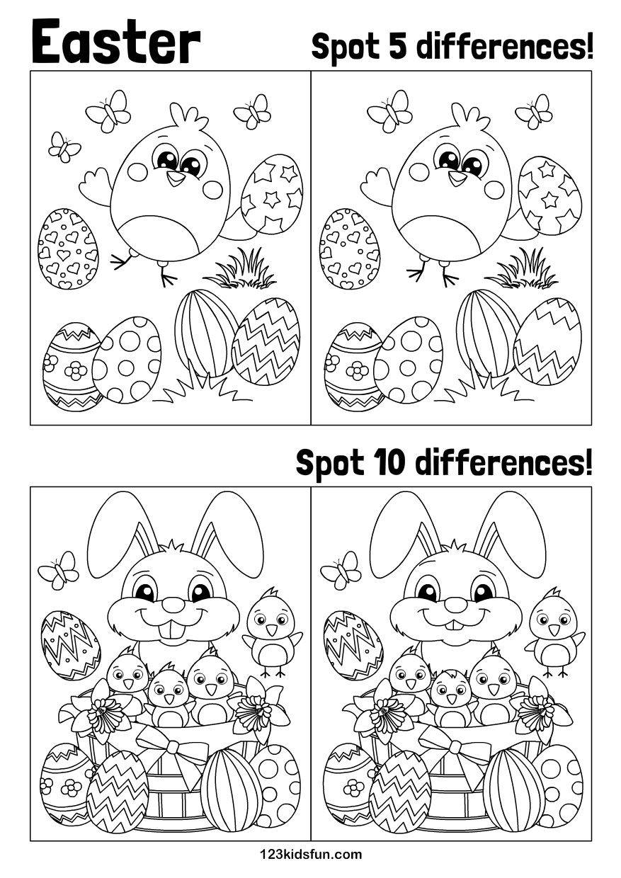 Free Easter Color By Number Printable Worksheets Mrs Merry Worksheets Library