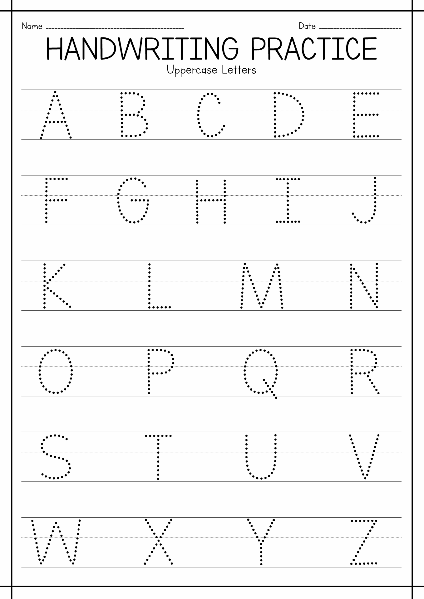 Free Kindergarten Handwriting Worksheet Free Printable Download Free Kindergarten Handwriting Worksheet Free Printable Png Images Free Worksheets On Clipart Library
