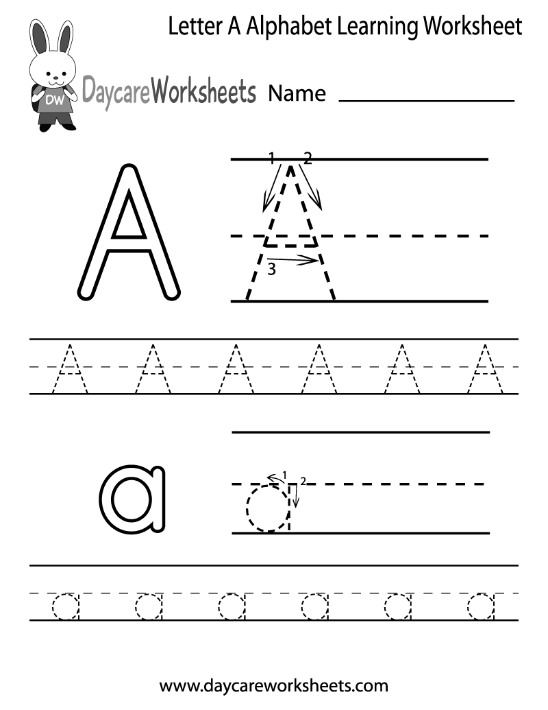 Printable Alphabet Writing Worksheets
