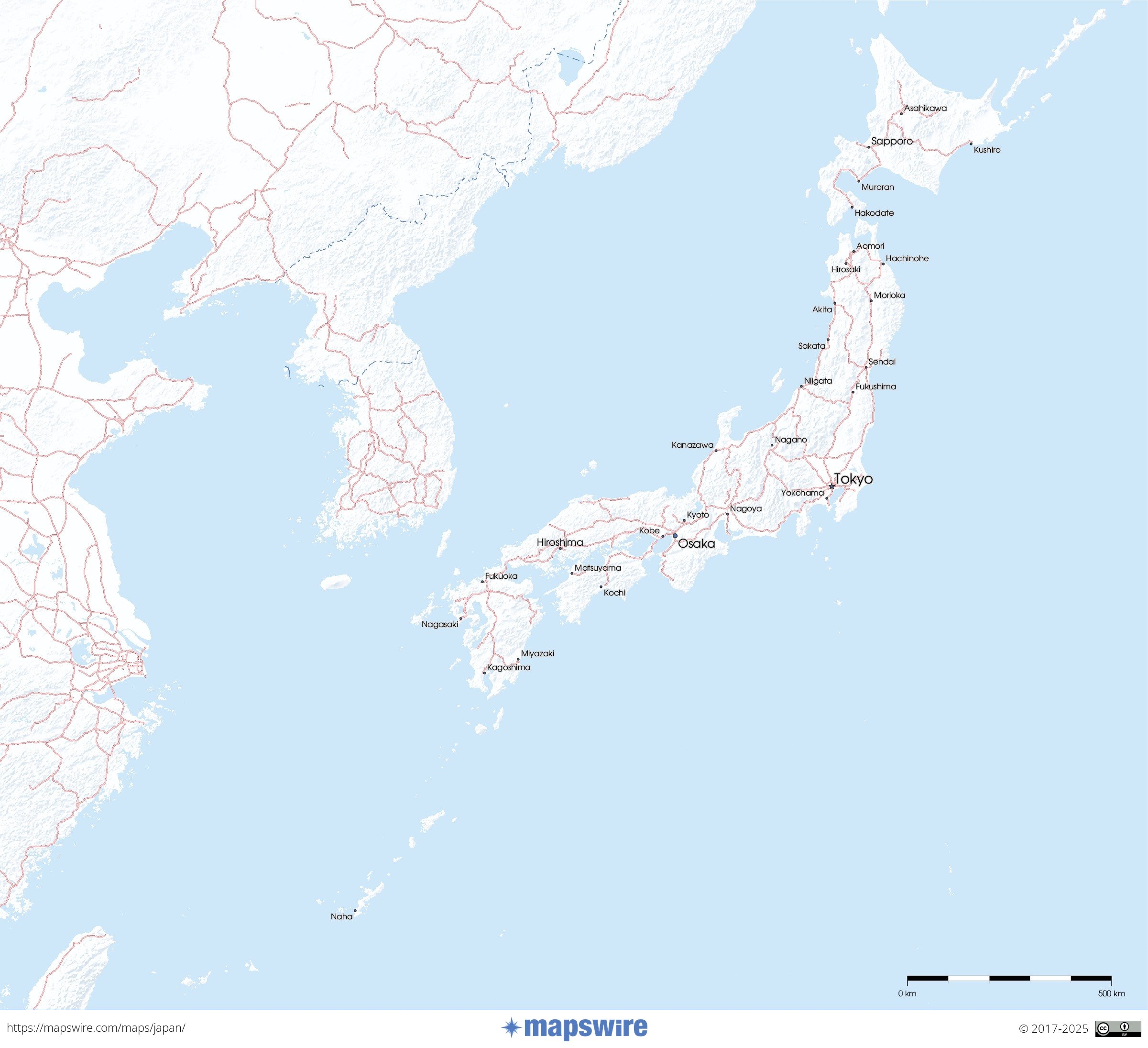 Free Maps Of Japan Mapswire Free Maps Of Japan Mapswire