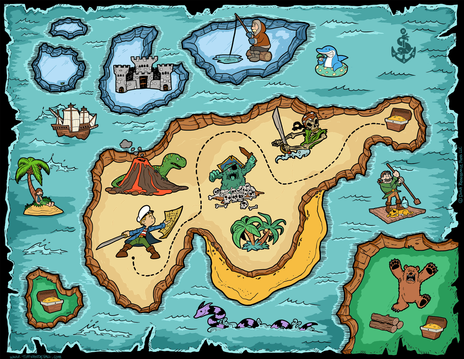 Free Printable Pirate Maps