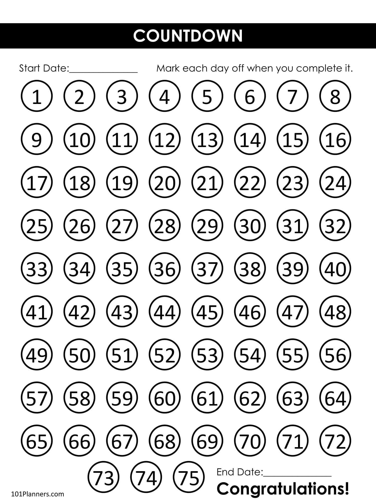 Free Printable 75 Day Soft Challenge Templates PDF Checklist Tracker