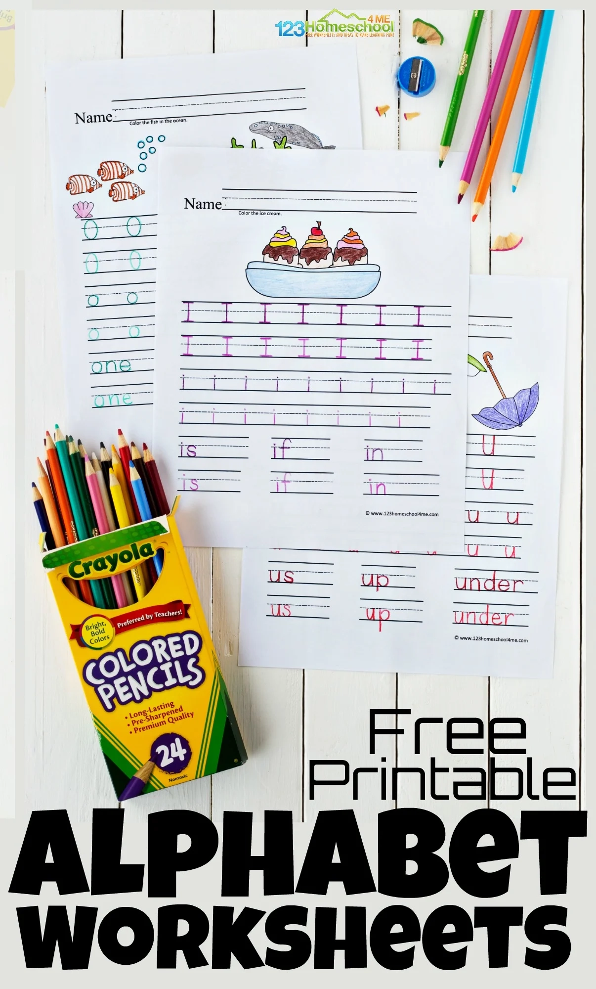 Printable Letter Handwriting Worksheets
