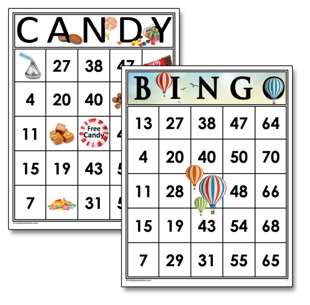 Printable Bingo Game Sheets