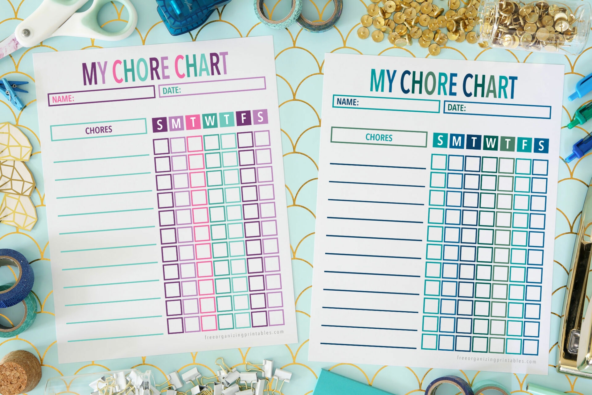 Chore Chart Teenages Free Printable