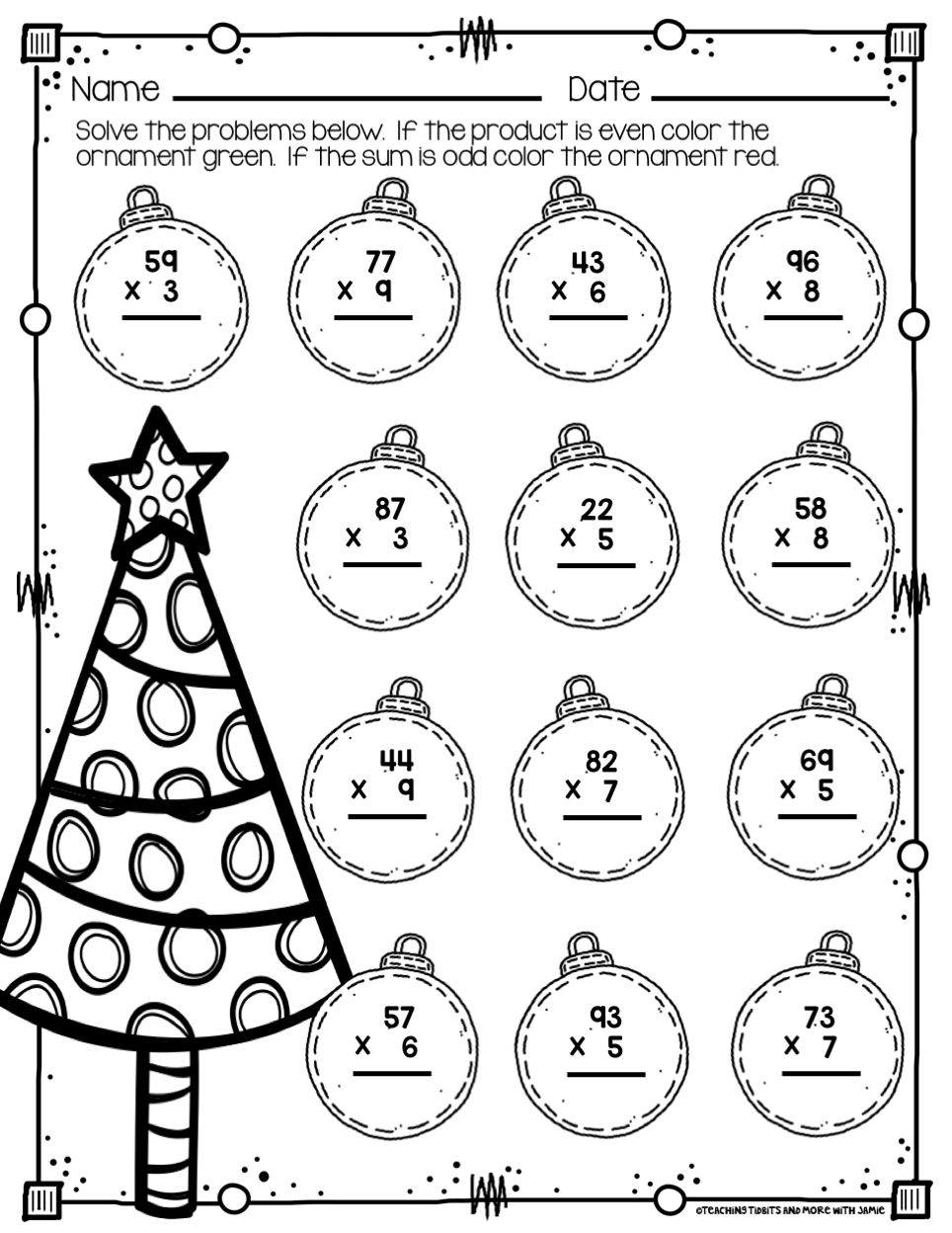 Free Printable Christmas Math Sheets Download Free Printable Christmas Math Sheets Png Images Free Worksheets On Clipart Library
