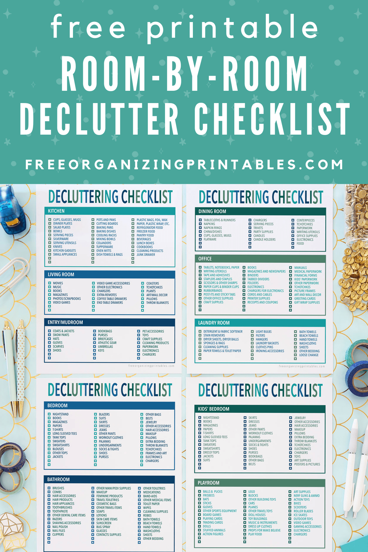Free Printable Declutter Calendar Free Printable Declutter Calendar
