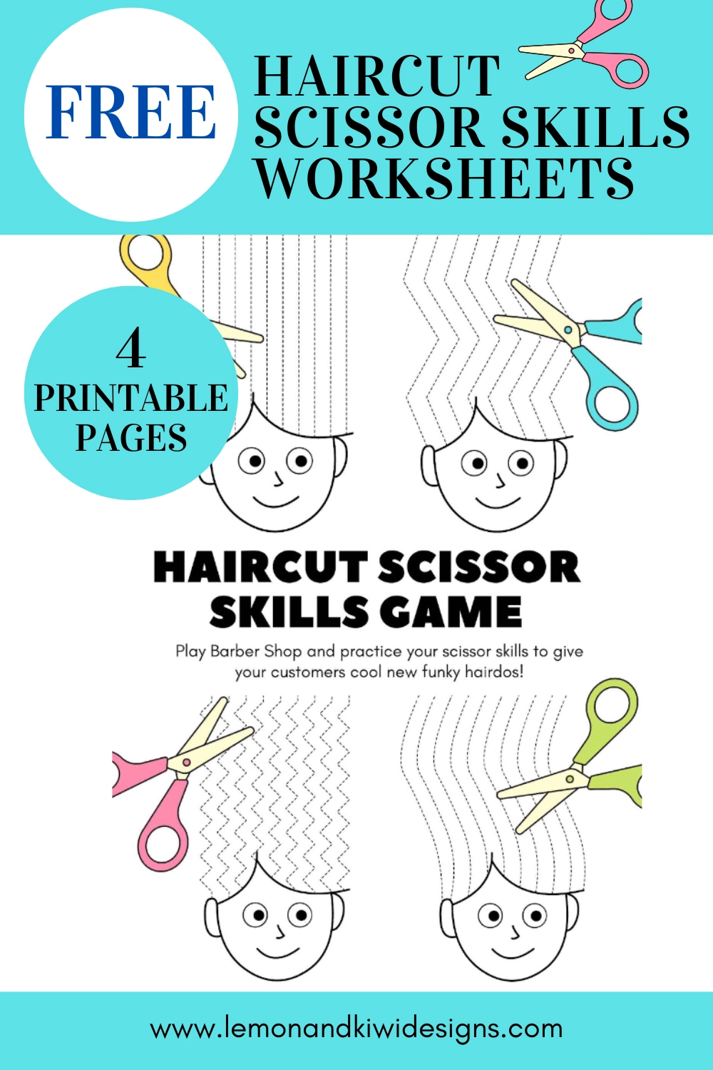 Printable Scissor Skills Practice Worksheets Printable Scissor Skills Practice Worksheets
