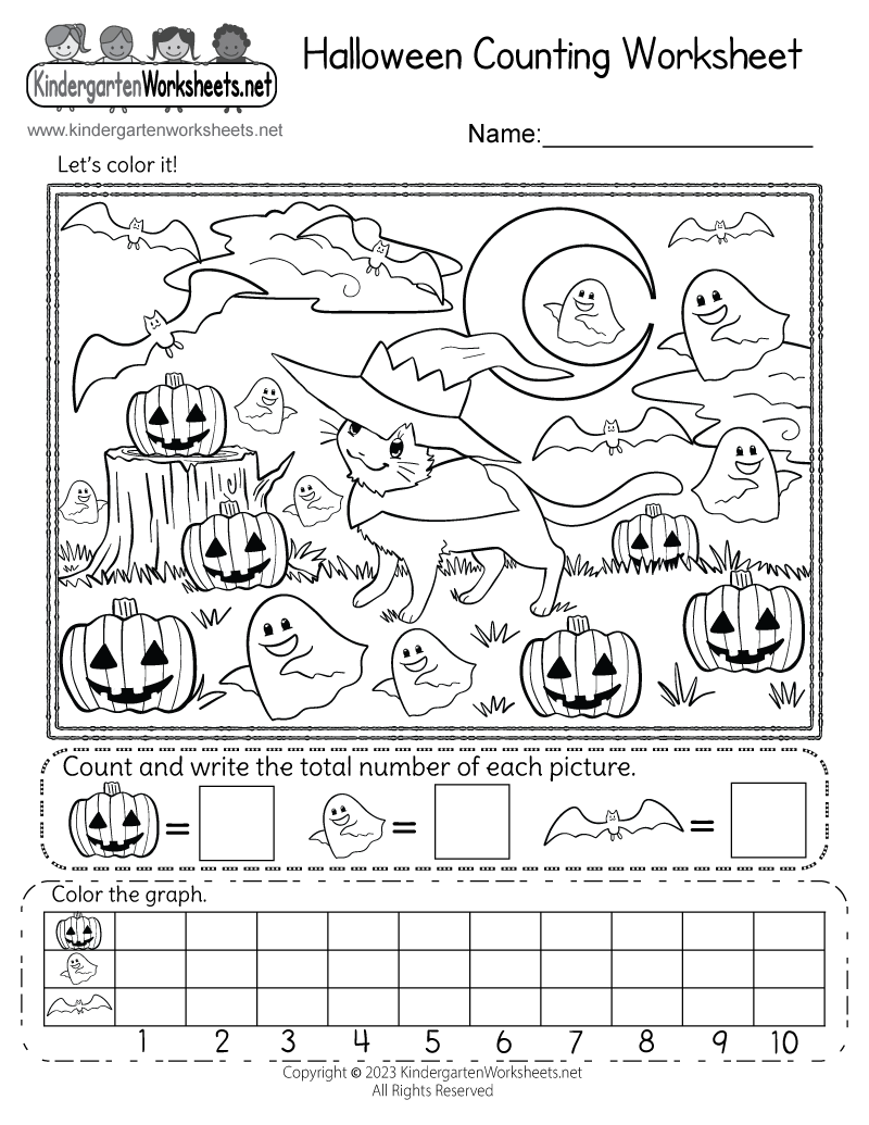 Printable Halloween Worksheets