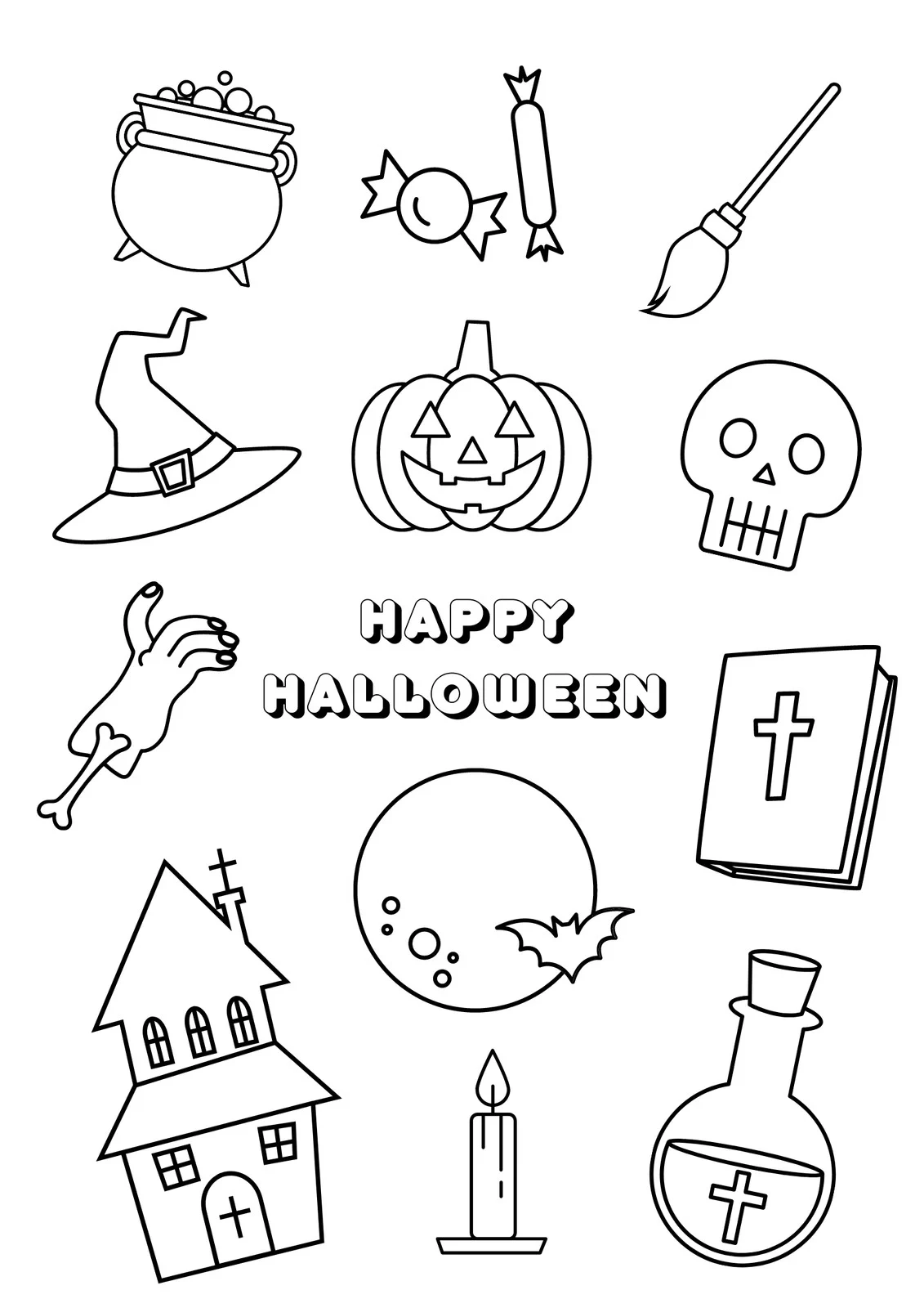 Free Printable Halloween Worksheet Templates To Edit Canva