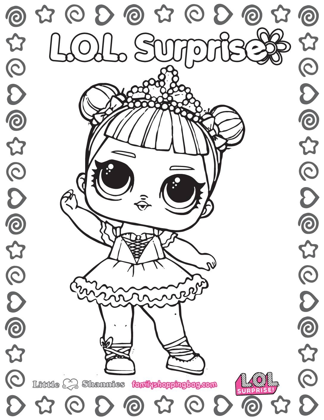 Free Printable Lol Surprise Coloring Pages And More Lil Shannie