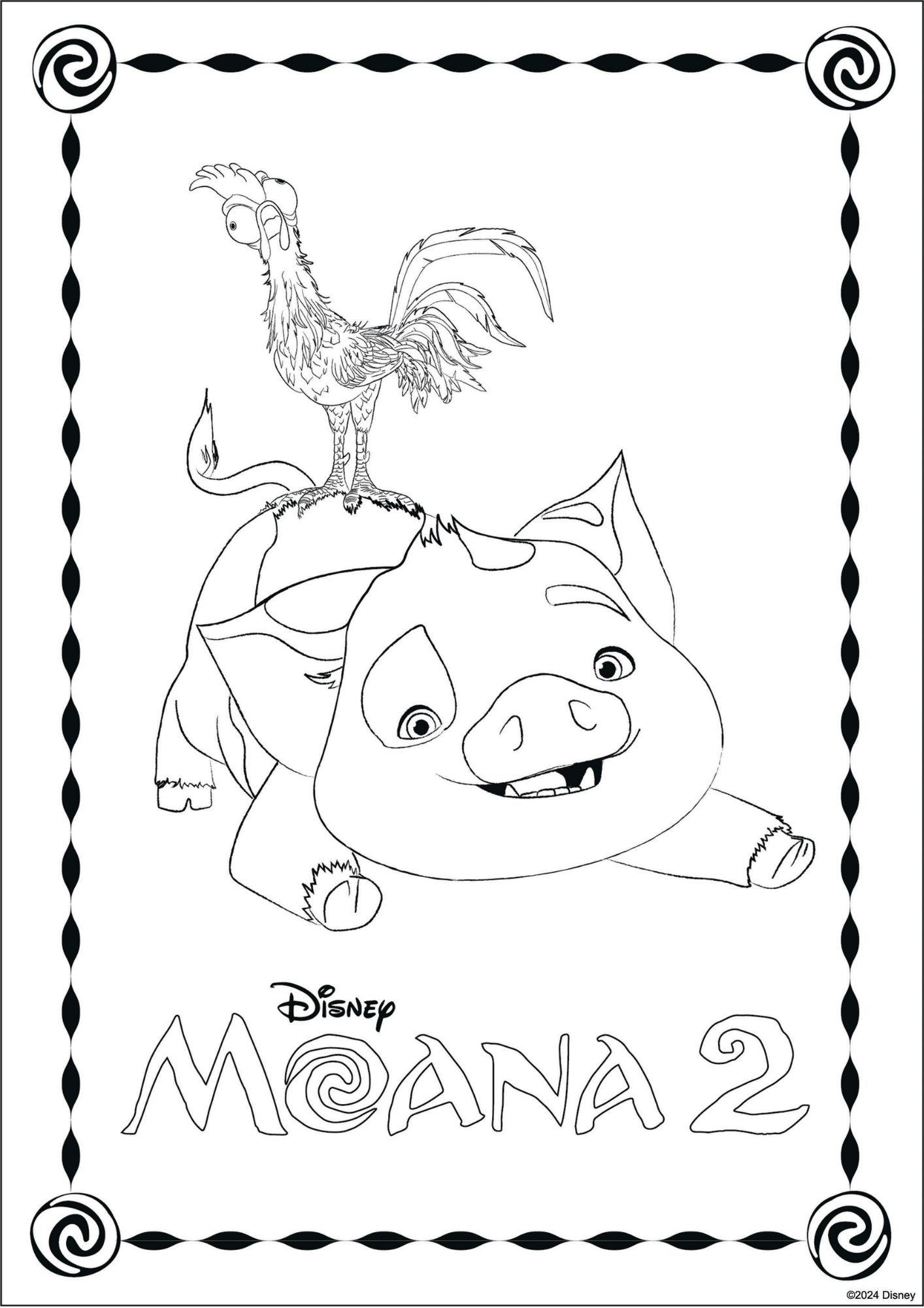 Moana Coloring Sheets Printable