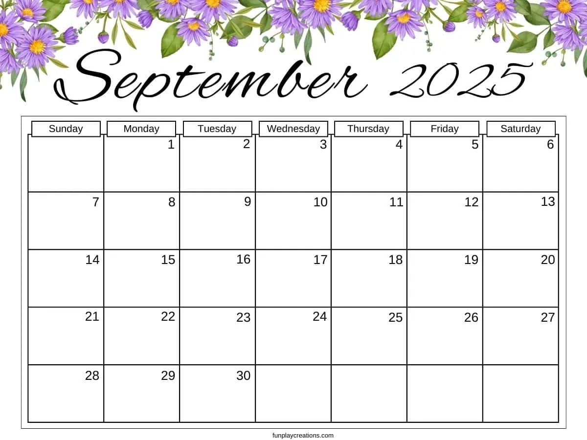 Free Printable Monthly Calendars 2025 Free Printable Monthly Calendars 2025