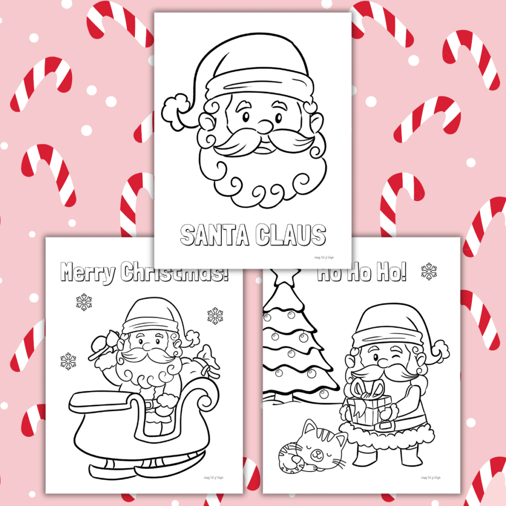 Xmas Coloring Sheets Printable