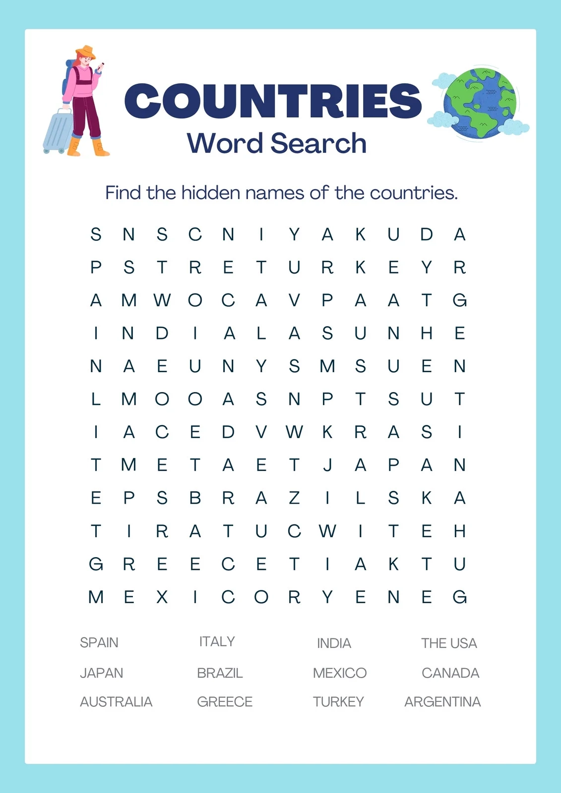 Printable Social Studies Worksheets