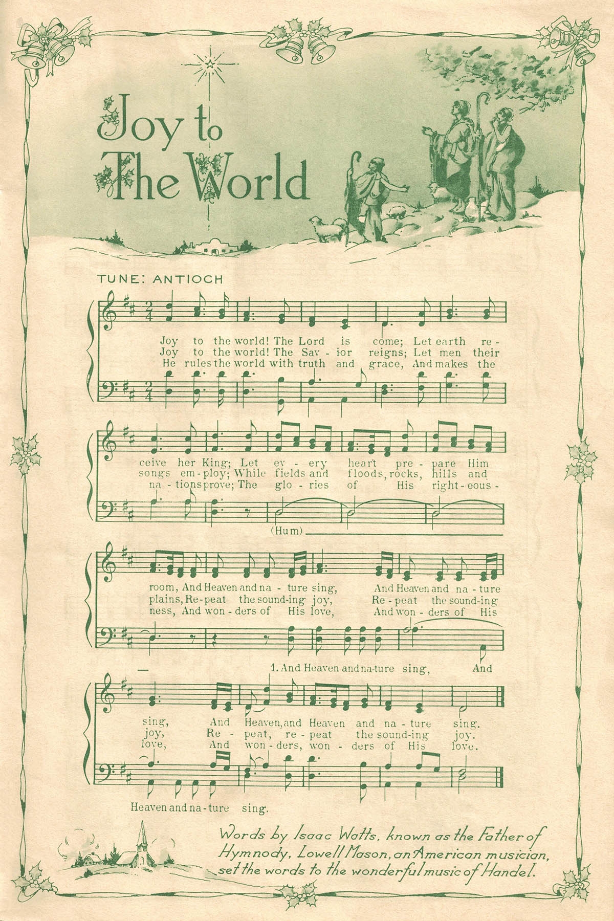 Printable Christmas Carols Sheet Music