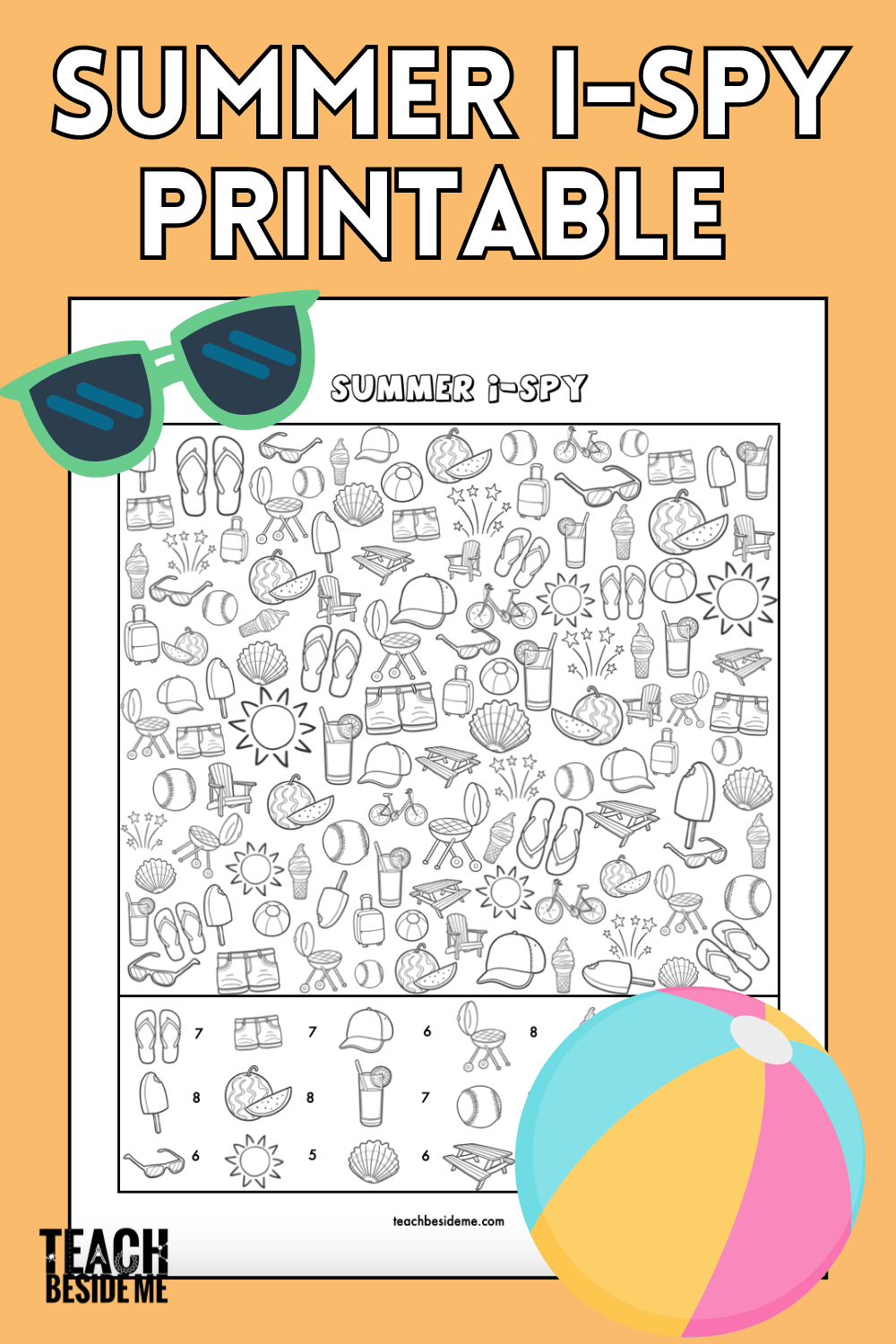 Printable I Spy Sheets