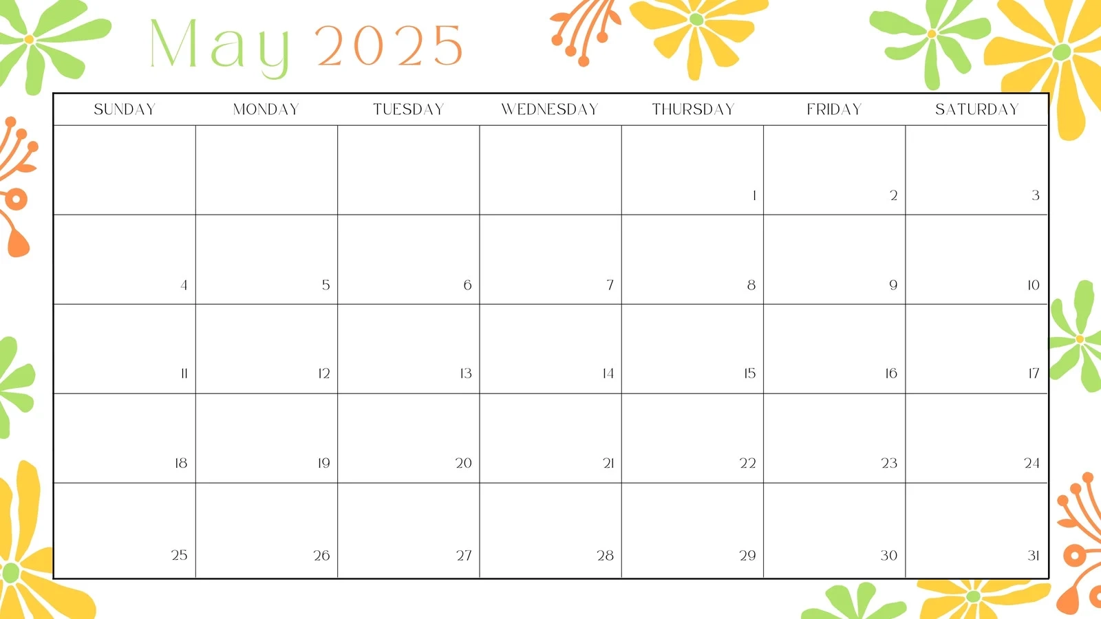 Free Printable Calendar May Free Printable Calendar May