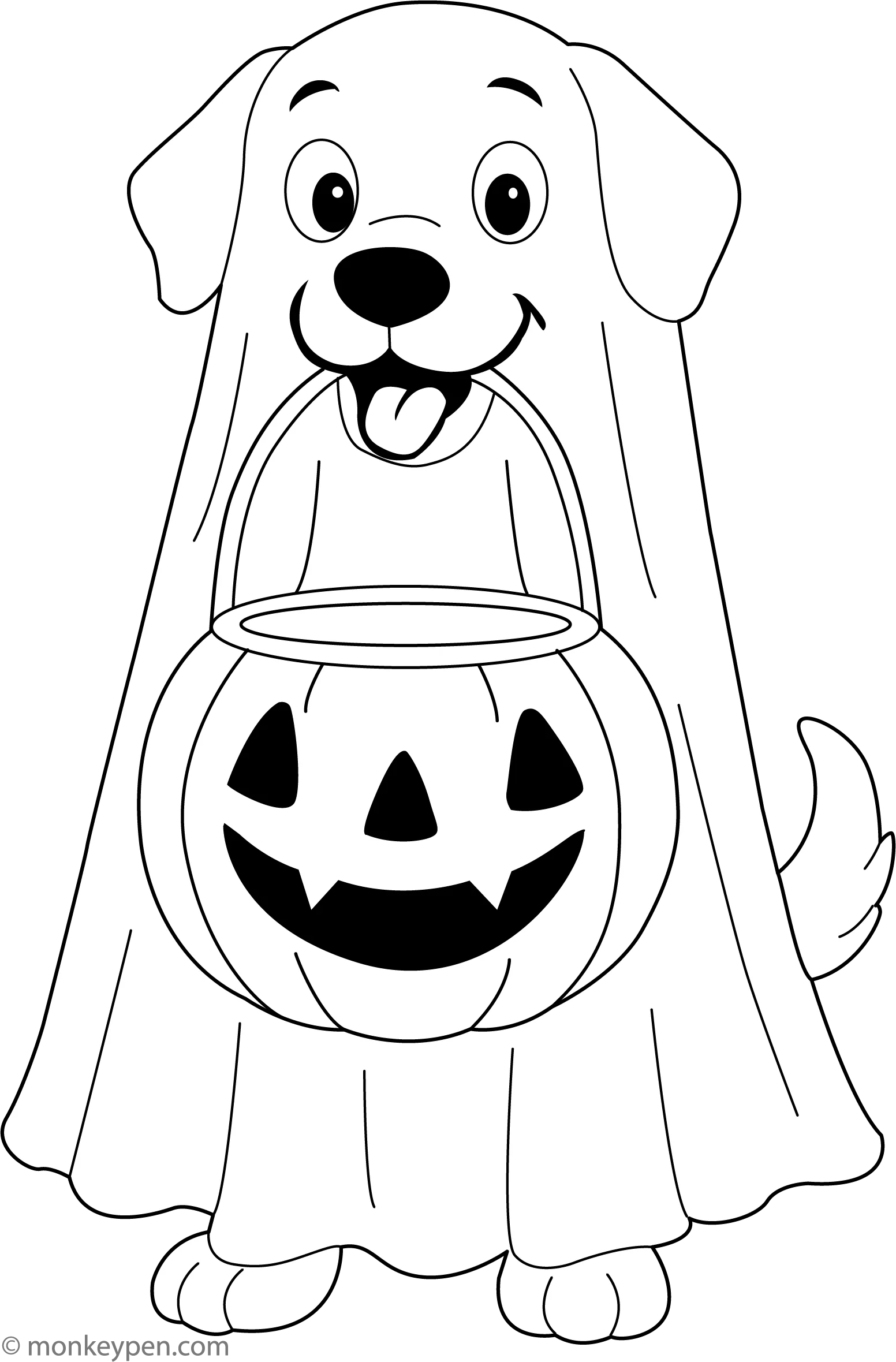 Dog Coloring Sheet Free Printable