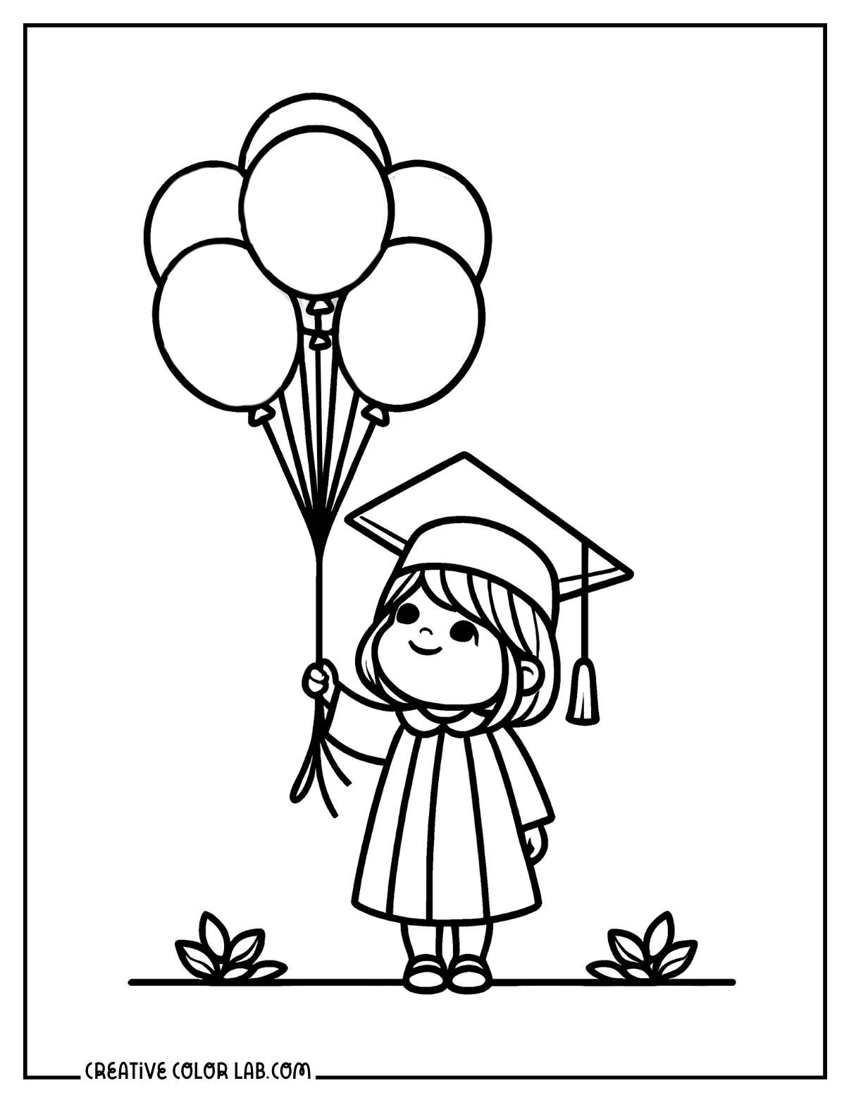 Graduation Coloring Pages PDF Printables Graduation Coloring Pages PDF Printables