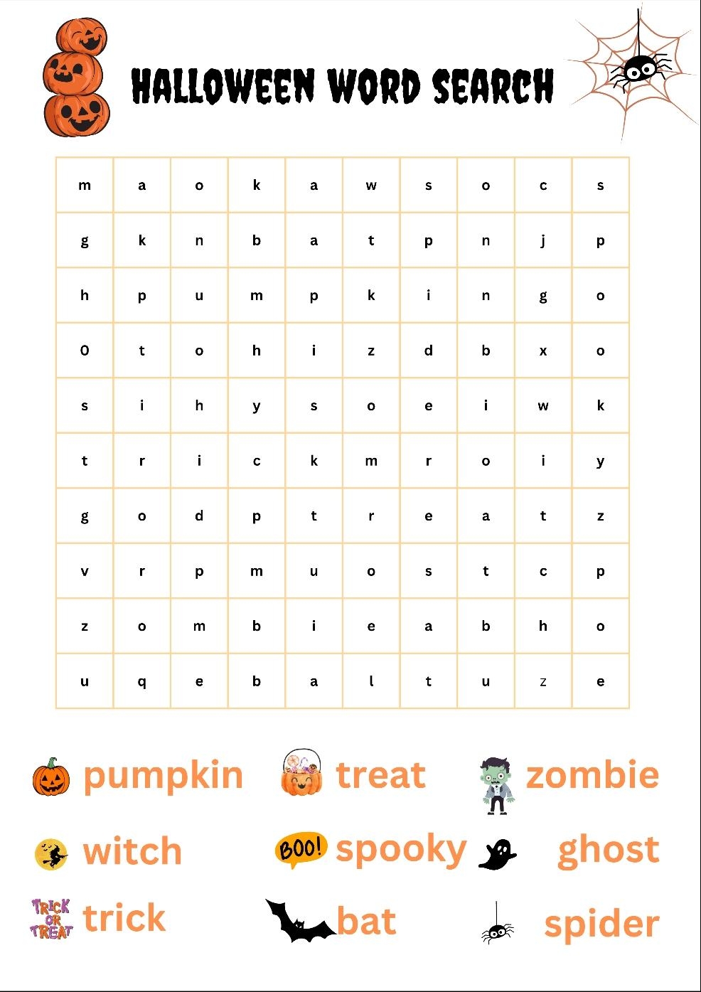 Halloween Activity Printable Sheets For Children The Parenting Daily
