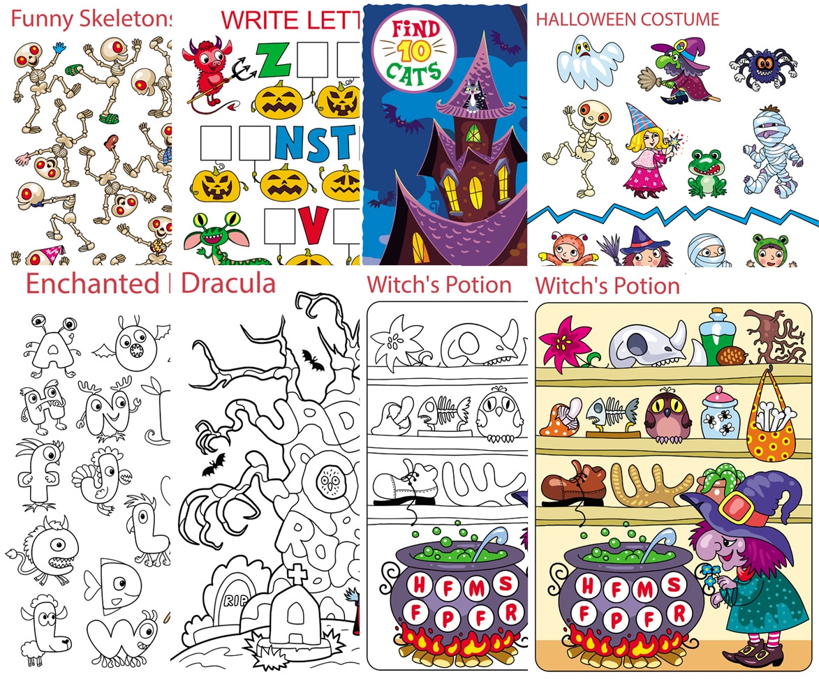 Halloween Worksheets TeachersMag