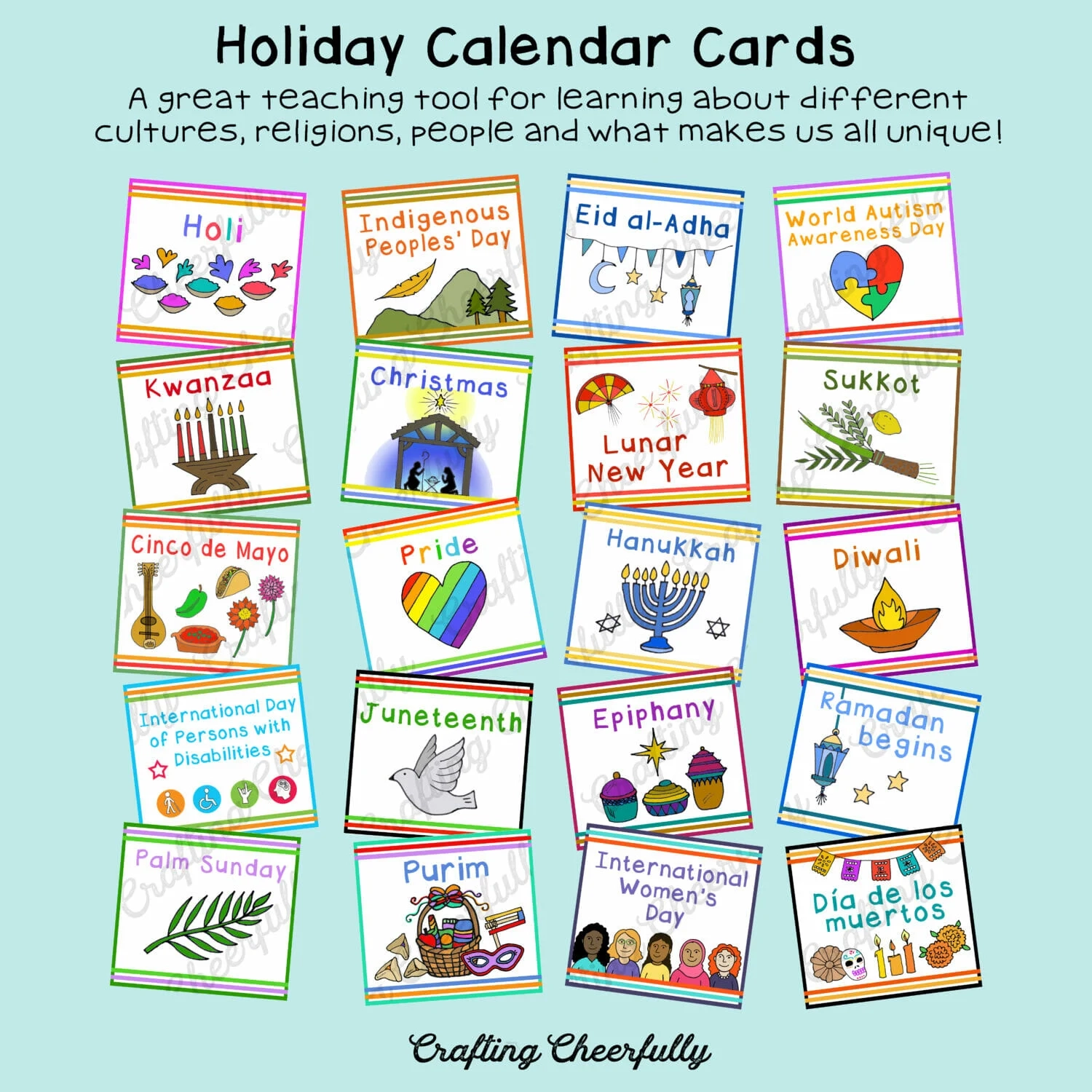 Printable Calendar Cards