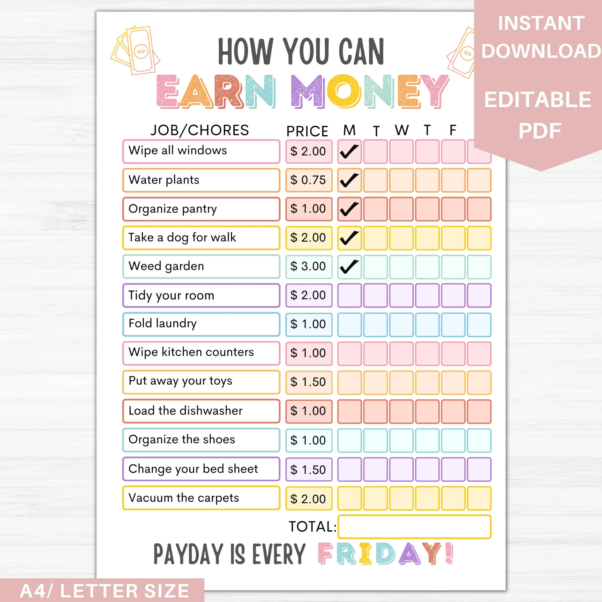 How To Earn Money Chore Chart Editable Allowance Chore Chart For Kids Printable Chore Chart For Kids Responsibility Chart For Kids 1 Etsy How To Earn Money Chore Chart Editable Allowance Chore Chart For Kids Printable Chore Chart For Kids Responsibility Chart For Kids 1 Etsy