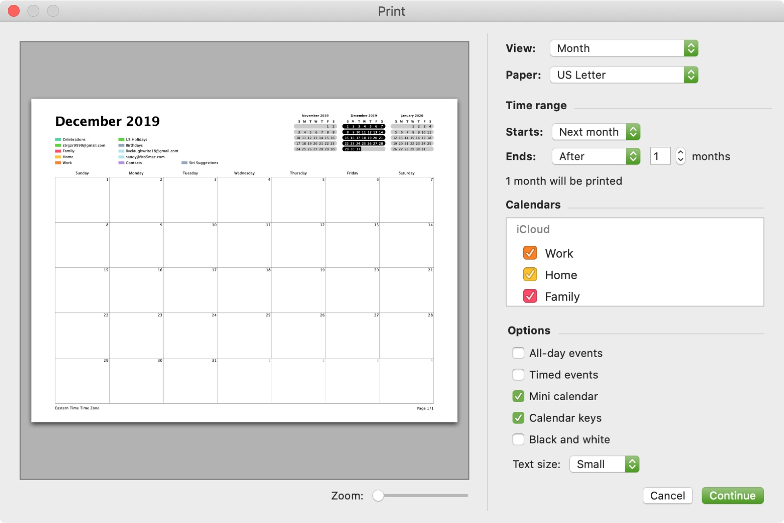 How To Print Save Or Share Your Calendar As PDF On IOS And Mac