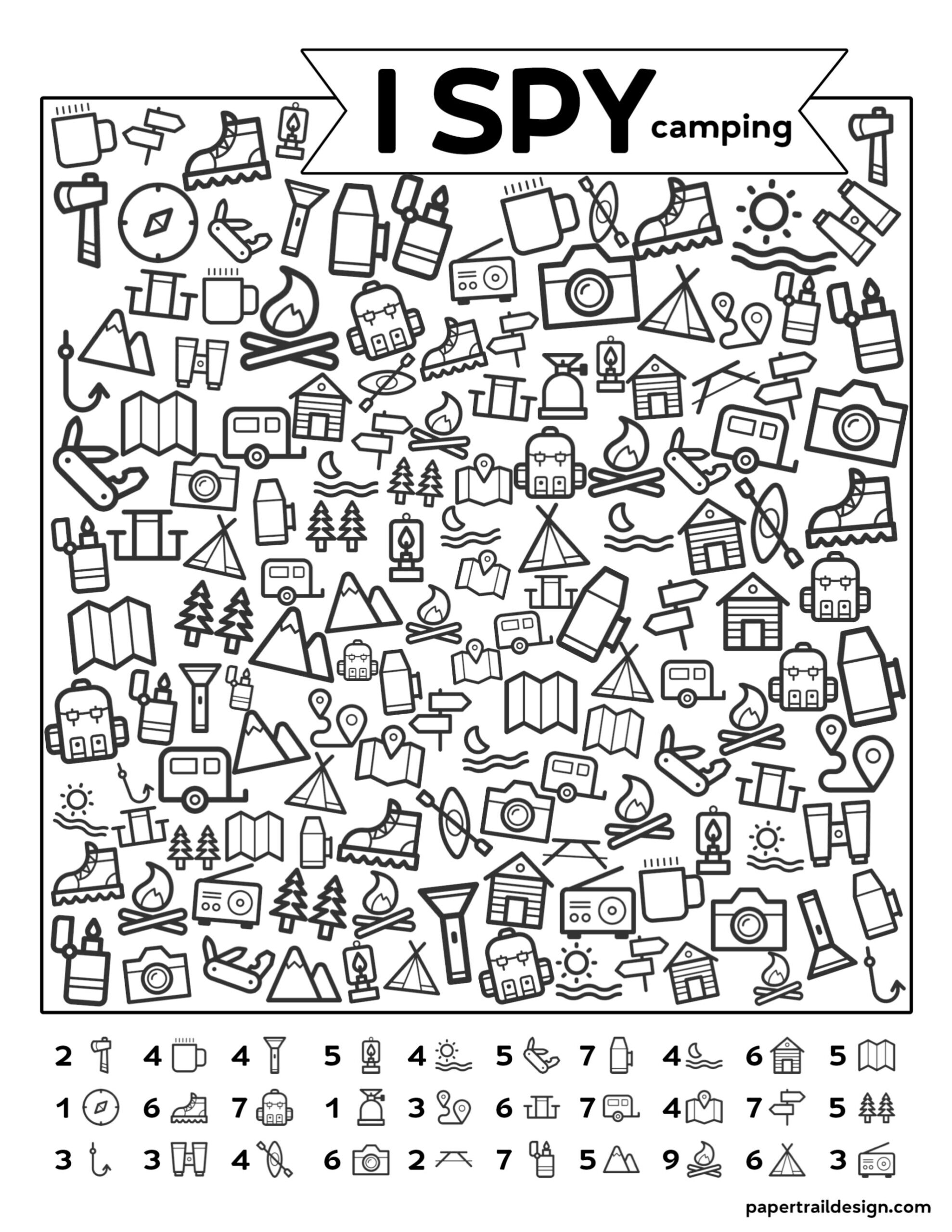 Free Printable I Spy Worksheets Pdf