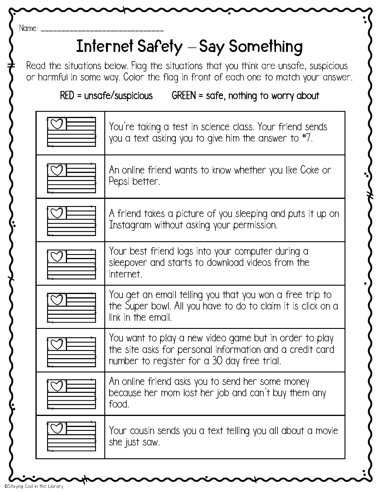 Free Printable Library Skills Worksheets Pdf