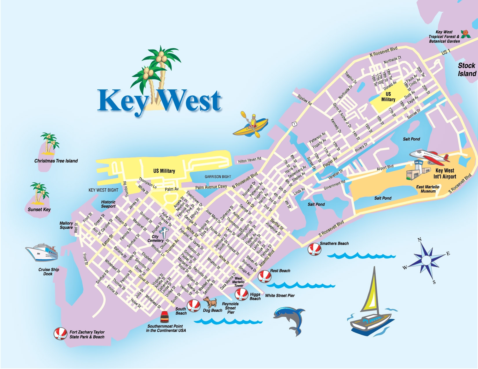 Keys U0026 Key West Map PDFs DESTINATION