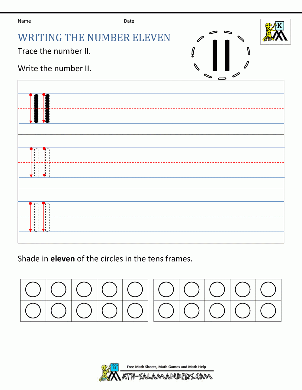 Kindergarten Writing Worksheets Numbers To 11 To 20 Kindergarten Writing Worksheets Numbers To 11 To 20