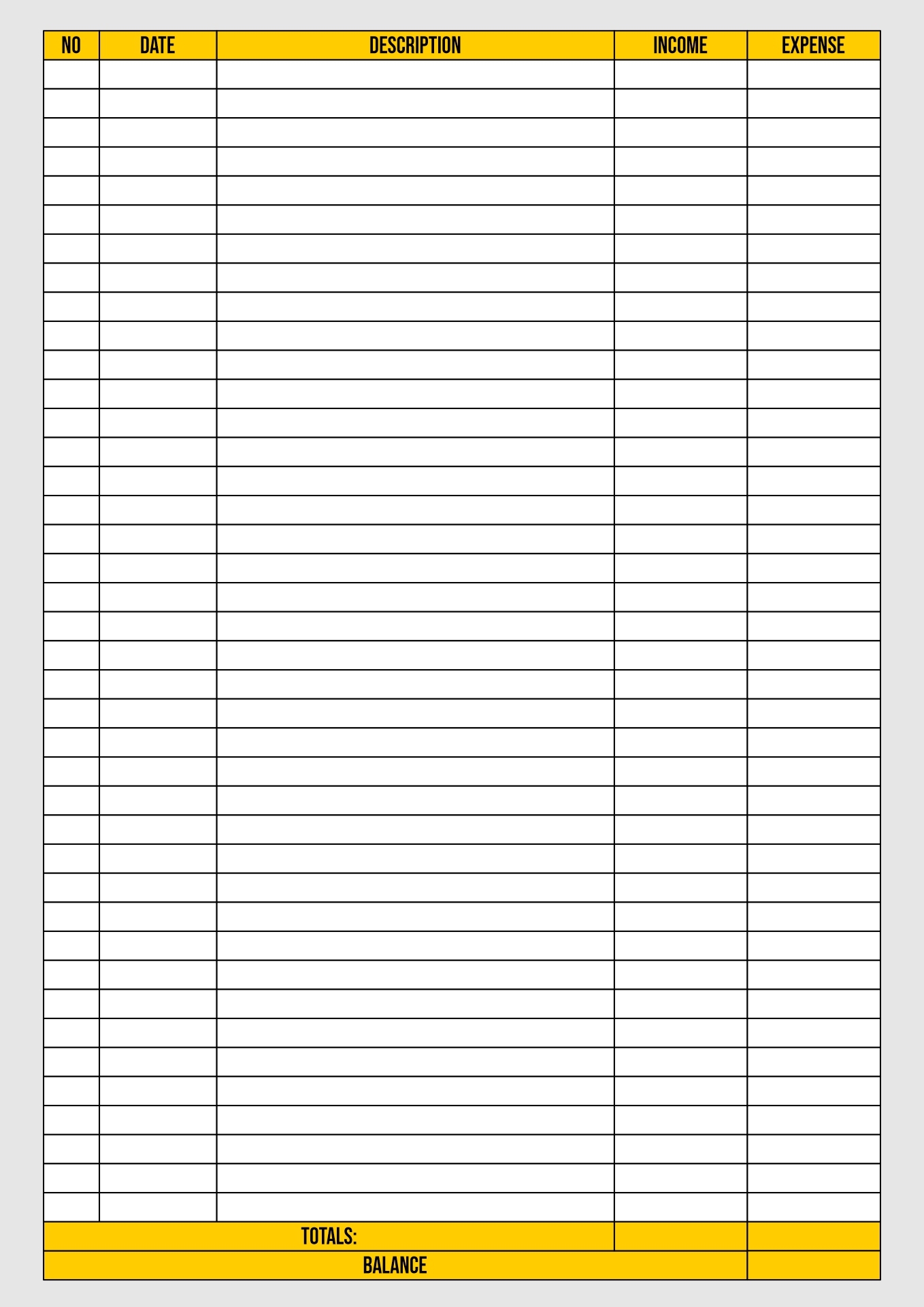 Ledger Balance Sheet 10 Free PDF Printables Printablee