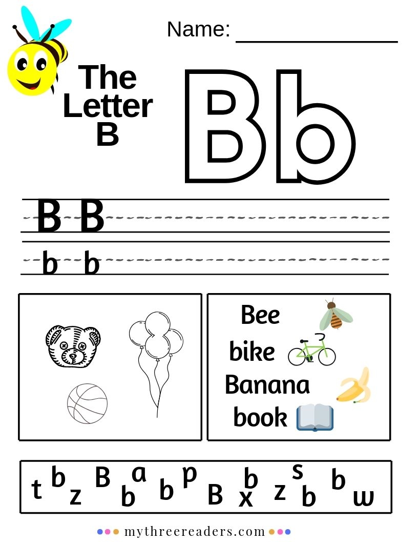 Letter B Worksheets Printable