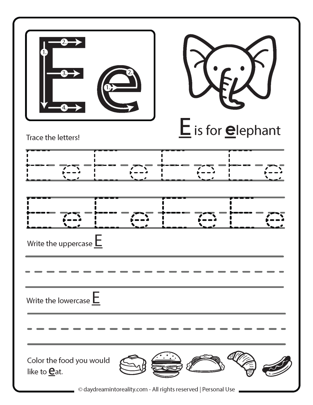 Printable Ee Worksheets