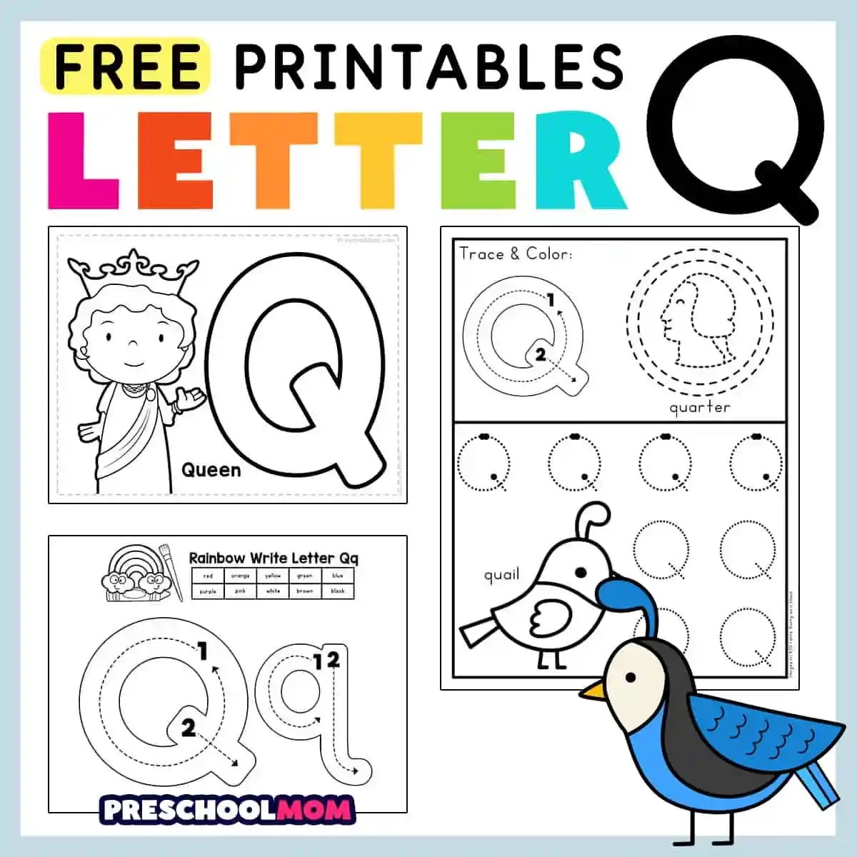 Letter Q Printable Worksheet