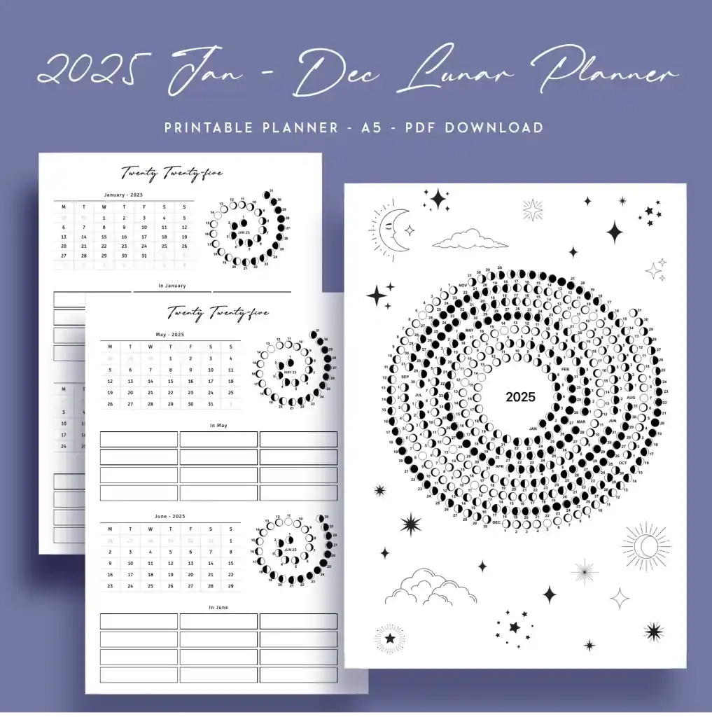 Lunar Calendar Guide Understanding Using Moon Phases Planify Pro