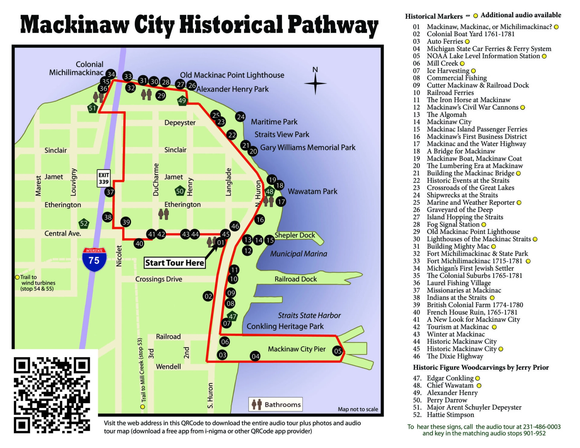 Printable Map Of Mackinaw City