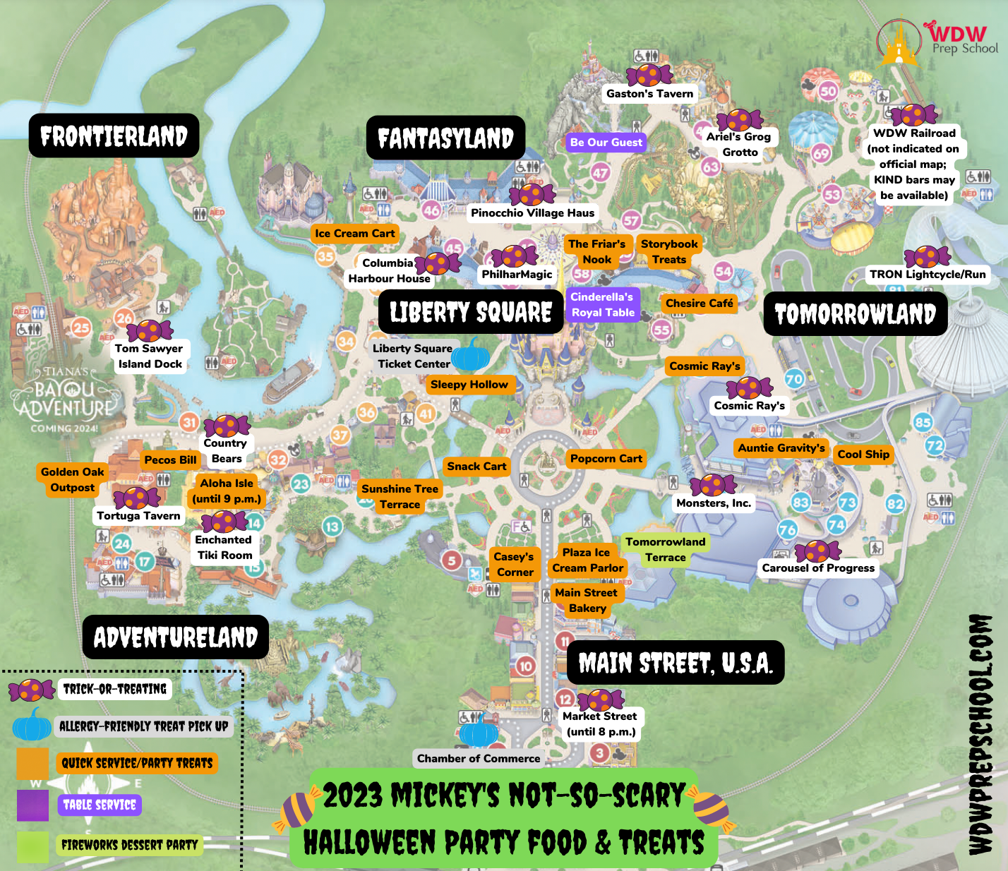 Printable Map Of Magic Kingdom Orlando