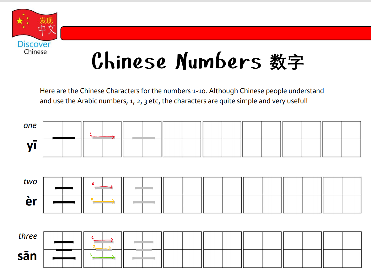 Mandarin Chinese Numbers Worksheet Made By Teachers Mandarin Chinese Numbers Worksheet Made By Teachers